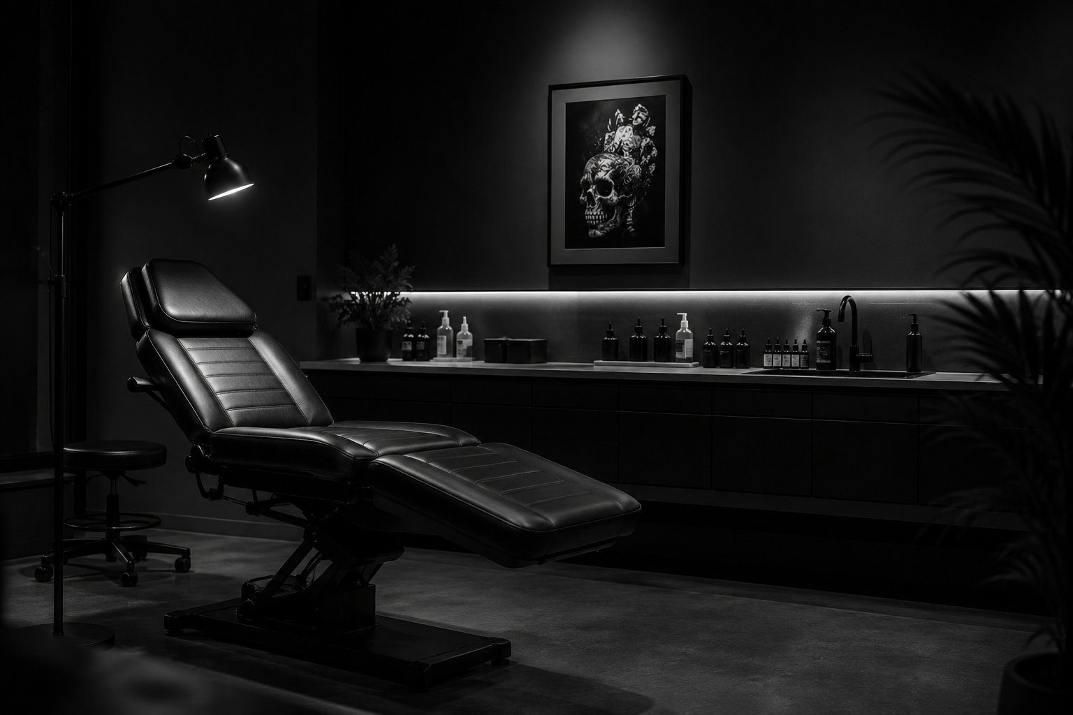Premium-Interieur des GRINGO TATTO INK Studios
